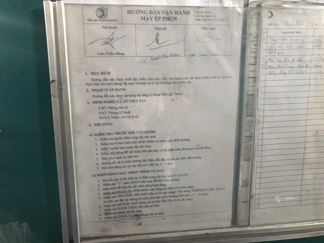Operating instructions